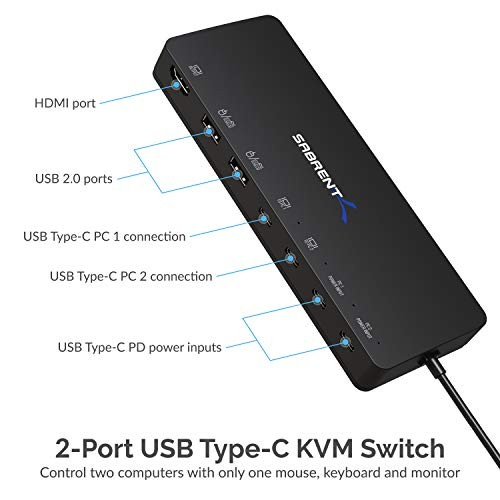 Sabrent port usb type kvm - sabrent, 2-port